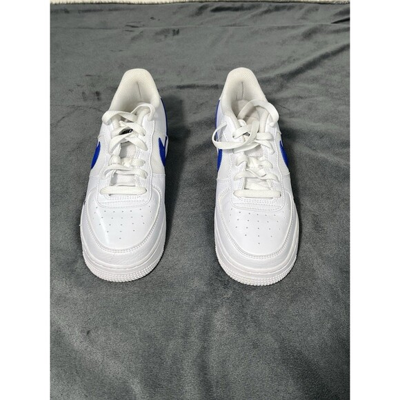 Nike Air Force 1 Low women’s White and Blue Sz 5.5 Y - Picture 9 of 12